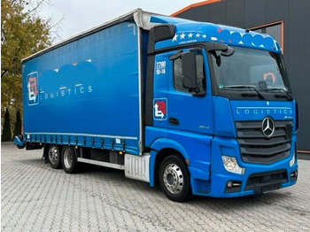 Plachtový nákladní auto Mercedes-Benz ACTROS 2542 6x2 Euro6 Jumbo Pritsche Plane: obrázek 1
