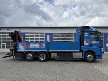 Nákladní automobil valníkový/ Plošinový, Auto s hydraulickou rukou Mercedes-Benz ACTROS 2545 6x2 Pritsche Kran Palfinger PK20001K: obrázek 2