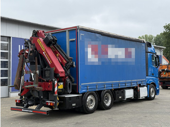 Nákladní automobil valníkový/ Plošinový, Auto s hydraulickou rukou Mercedes-Benz Actros 6x2 Pritsche Kran Palfinger PK34002 + JIB: obrázek 3