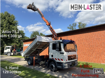 MAN TGL 8.150 3 S-Kipper Atlas 75 10m -1t.  Funk FB leasing MAN TGL 8.150 3 S-Kipper Atlas 75 10m -1t.  Funk FB: obrázek 1