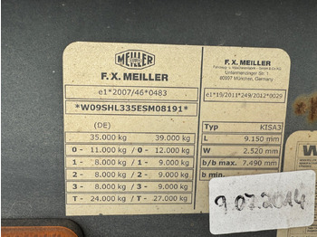 Sklápěcí návěs Meiller MHPS 12/27 MHPS 12/27, Stahlmulde ca. 26m³, Liftachse: obrázek 2