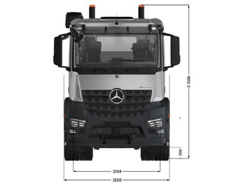 Nový Podvozek s kabinou Mercedes-Benz Arocs 3253 L 8x4/4 Arocs 3253 L 8x4/4, MultimediaCockpit, Navi, Motorabtrieb: obrázek 3