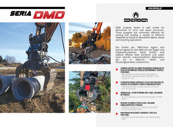 Nový Drapák pro Stavební technika DEMOQ DMD 210 S Hydraulic Polyp -grab 1285 kg: obrázek 4 Nový Drapák pro Stavební technika DEMOQ DMD 210 S Hydraulic Polyp -grab 1285 kg: obrázek 4