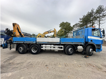Nákladní automobil valníkový/ Plošinový, Auto s hydraulickou rukou DAF CF 85.360 8x2 PRITSCHE 7m35 + KRAN EFFER 165-3S + RADIO - MANUAL GEARBOX ZF - EURO 5 - BE TRUCK: obrázek 5