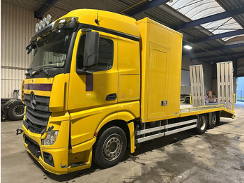 Odtahovka Mercedes-Benz ACTROS 2745 6x2 OPRIJWAGEN / AUTOTRANSPORTER / MACHINE TRANSPORTER - WINCH - 6m10 - EURO 5 - LIFT AXLE - HYDR RAMPS - NL TRUCK: obrázek 2