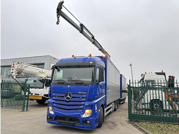 Skříňový nákladní auto, Auto s hydraulickou rukou Mercedes-Benz Actros 2645 6x2 105m³ JUMBO + RETARDER + KRAN PALFINGER PK 19.001 SLD (4x) + RADIO - *FULL AIR* - FRIGO - EURO 6 - SAF AXLES - BELGIAN TRUCK: obrázek 4