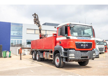 Nákladní automobil valníkový/ Plošinový, Auto s hydraulickou rukou MAN TGS 33.360 BB - KENNIS 16.000: obrázek 2