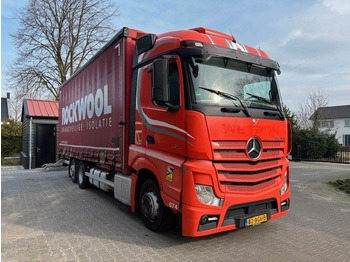 Kontejnérový podvozek/ Výměnná nástavba Mercedes-Benz Actros 2642 2x  BDF mit Pritsche und Planebühne: obrázek 2