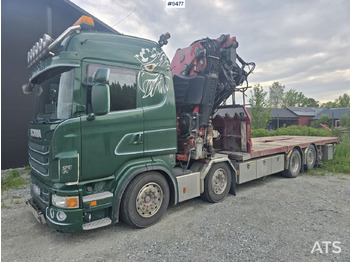 Auto s hydraulickou rukou SCANIA