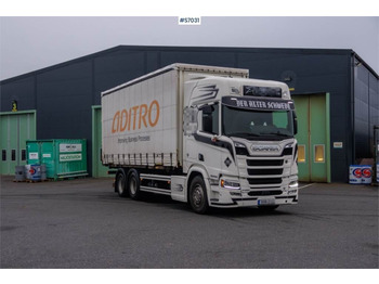 Skříňový nákladní auto Scania R580 6X2 with Chantry flat: obrázek 1