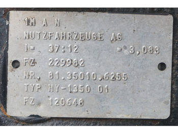 Zadní náprava pro Nákladní auto MAN HY-1350-01 37/12: obrázek 4 Zadní náprava pro Nákladní auto MAN HY-1350-01 37/12: obrázek 4