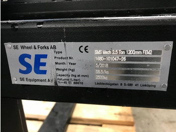 Vidle pro Stavební technika Pallgafflar 2,5 ton SMS / Trima SE: obrázek 5