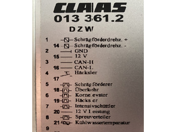 Řídicí blok CLAAS