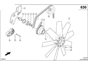 Napínák řemene CLAAS
