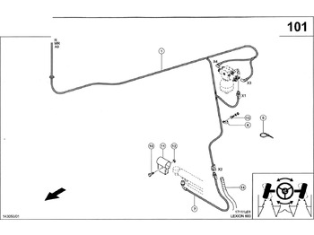 Kabely/ Vodiče CLAAS