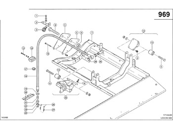 Zavěšení motoru CLAAS