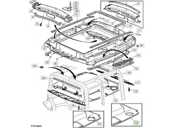 Kabina a interiér JOHN DEERE