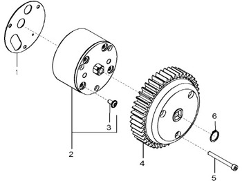 Motor a díly JOHN DEERE