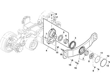 Díly pásových podvozků JOHN DEERE
