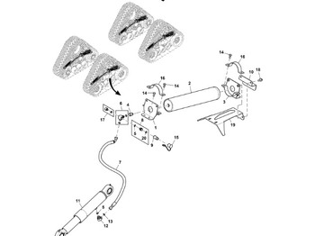 Díly pásových podvozků JOHN DEERE