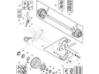 Brzdové díly JOHN DEERE