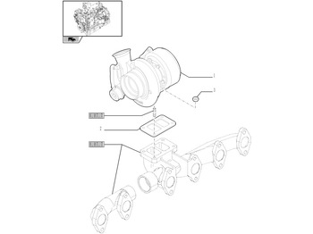 Turbodmychadlo NEW HOLLAND