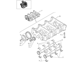 Motor a díly NEW HOLLAND