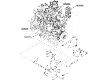 Motor a díly NEW HOLLAND