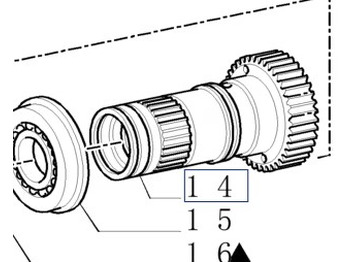 Díly pásových podvozků NEW HOLLAND