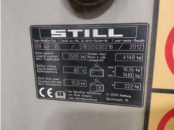 Elektrický vysokozdvižný vozík STILL RX60-35L: obrázek 5 Elektrický vysokozdvižný vozík STILL RX60-35L: obrázek 5