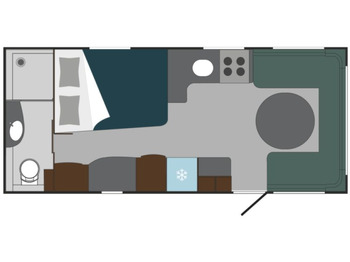 Karavan Polar Blackline 590 BFW -15% *TOP-ANGEBOT* LEDER ALDE: obrázek 2