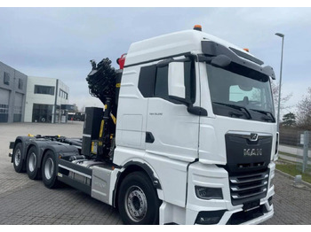 Hákový nosič kontejnerů, Auto s hydraulickou rukou MAN TGS 35.510 8×4 Tridem kranväxlare Palfinger: obrázek 2