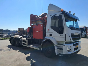 Vůz na odvoz odpadků Iveco Stralis 360 E6 met Translift PLUS DUO TFS containersysteem: obrázek 4