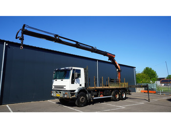 Auto s hydraulickou rukou Iveco EUROTRAKKER CURSOR 350 6X4 FLATBED WITH PALFINGER PK 20002 CRANE: obrázek 2