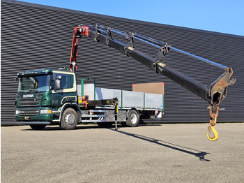 Nákladní automobil valníkový/ Plošinový, Auto s hydraulickou rukou Scania P320 4x2 / PALFINGER 14 t/m - 14.6 mtr.: obrázek 2
