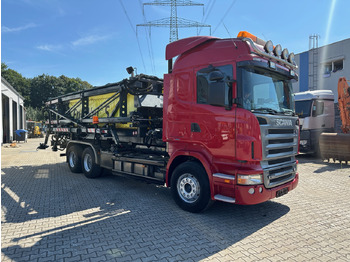 Hákový nosič kontejnerů Scania R580 Abrollkipper V8 Mit Küpper Weisser Enteisungsgerät 45m: obrázek 3