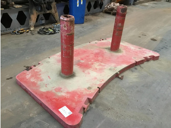 Protizávaží pro Autojeřáb Grove GMK 5100 counterweight 3,0 ton: obrázek 4