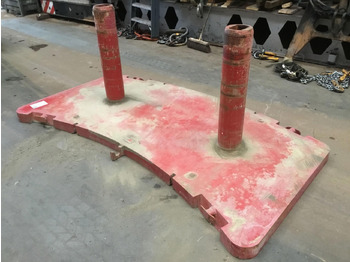 Protizávaží pro Autojeřáb Grove GMK 5100 counterweight 3,0 ton: obrázek 3