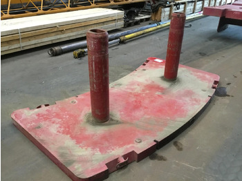 Protizávaží pro Autojeřáb Grove GMK 5100 counterweight 3,0 ton: obrázek 2