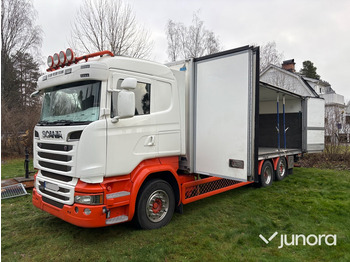 Skříňový nákladní auto SCANIA R 410