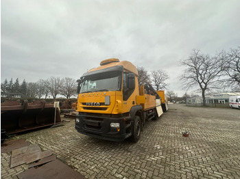 Hákový nosič kontejnerů, Auto s hydraulickou rukou IVECO STRALIS 420 truck open box with TEREX loading crane 290.2E-A3: obrázek 3