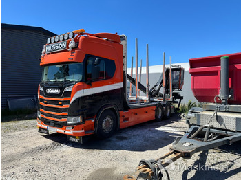 Lesovůz Timmerbil Scania R650B 6X4 NB + Släp: obrázek 3