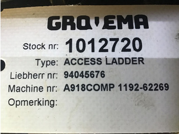 Kabina a interiér Liebherr Access Ladder: obrázek 4
