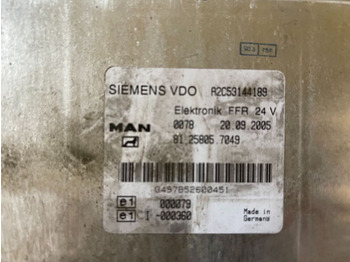 Řídicí blok pro Nákladní auto MAN SIEMENS VDO Elektronik FFR Steuergerät Nr 81.25805.7049: obrázek 2