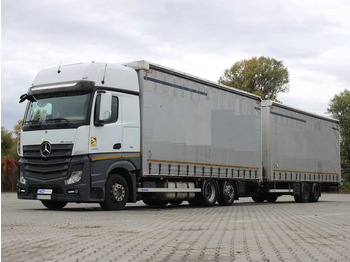 Plachtový nákladní auto MERCEDES-BENZ Actros 2542