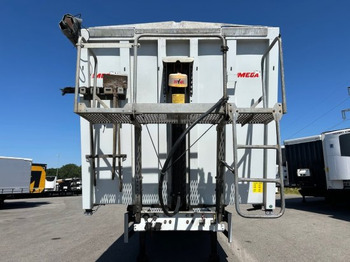 Sklápěcí návěs MEGA Light Alu-Kippmulde 55m³, Kombiklappe, SAF-Achsen, 1-A Liftachse, Rollplane: obrázek 2