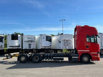Kontejnérový podvozek/ Výměnná nástavba Scania R410 6x2 Topline, BDF, E6,  Automatik, Redarter,  Standklima, Liftachse: obrázek 4