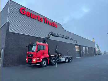 Hákový nosič kontejnerů, Auto s hydraulickou rukou MAN TGS 35.500 8X4H-6 MET MULTILIFT ULT T 21 S51 HAAKARMSYSTEEM + HIAB X-HIPRO 192 E-4 KRAAN/CRANE/KRAN/GRUA: obrázek 2 Hákový nosič kontejnerů, Auto s hydraulickou rukou MAN TGS 35.500 8X4H-6 MET MULTILIFT ULT T 21 S51 HAAKARMSYSTEEM + HIAB X-HIPRO 192 E-4 KRAAN/CRANE/KRAN/GRUA: obrázek 2