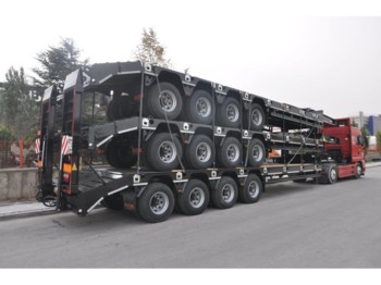 Podvalníkový přívěs OZGUL LW4 80 Ton, 3 m, steel susp., hydr. ramps: obrázek 1