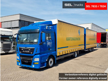 Plachtový nákladní auto MAN TGX 18.500